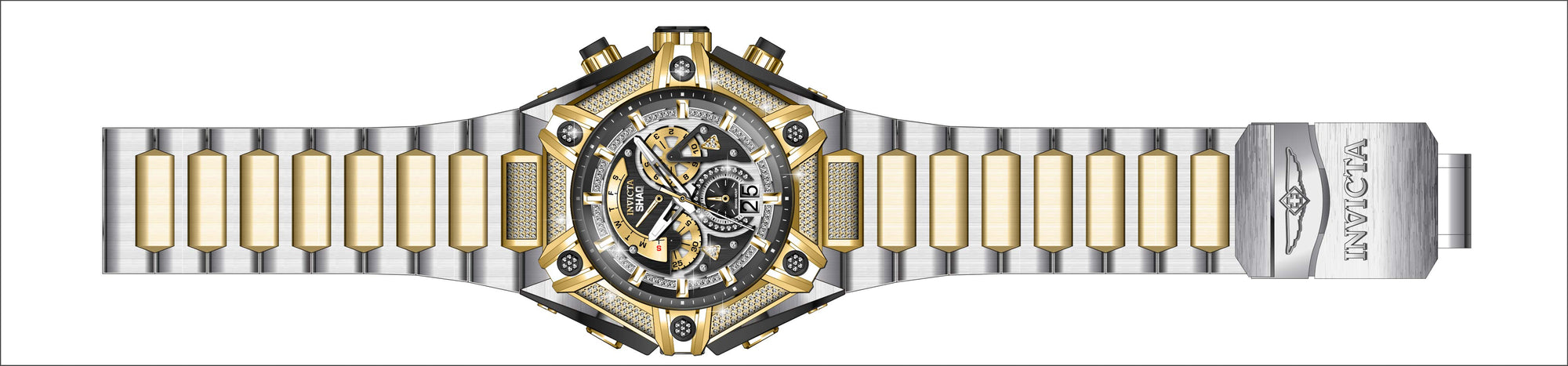 Band For Invicta SHAQ 33687