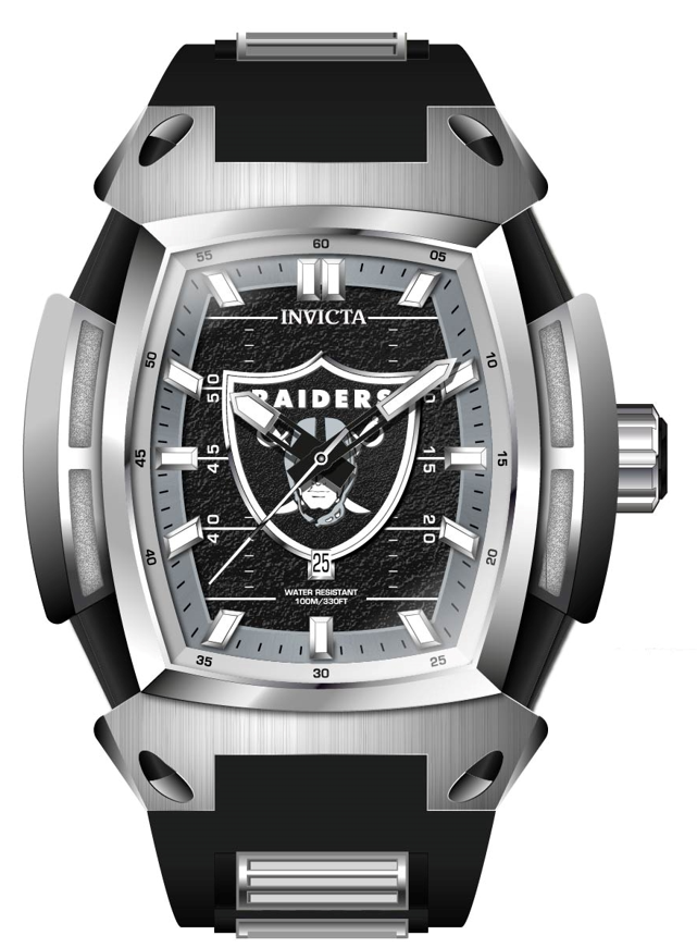 Invicta raiders clearance watch