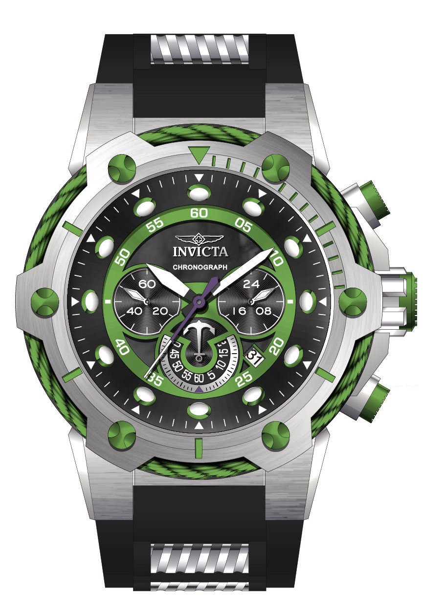 Band For Invicta Bolt  Men 46365