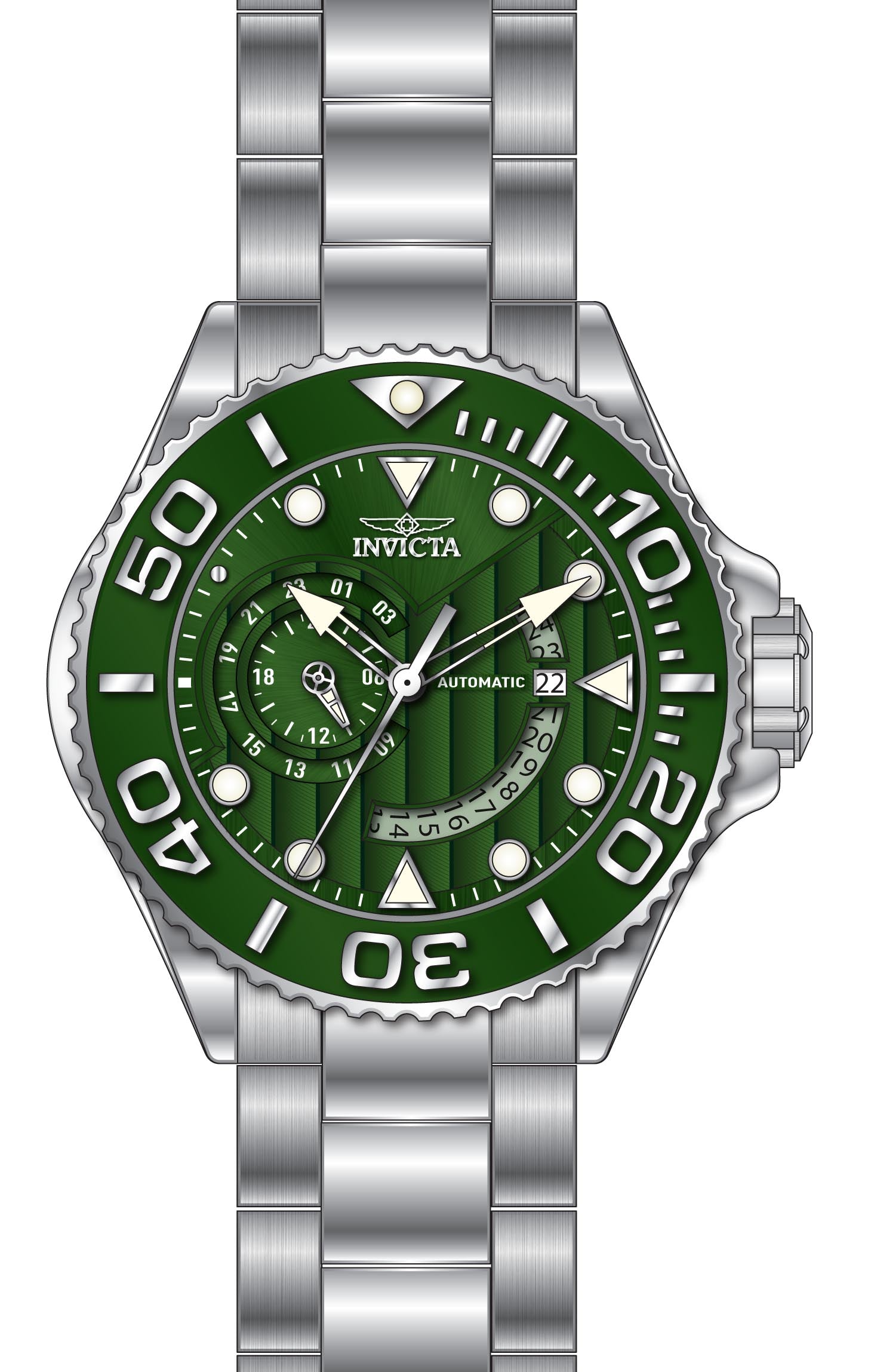 Band For Invicta Grand Diver  Men 47542