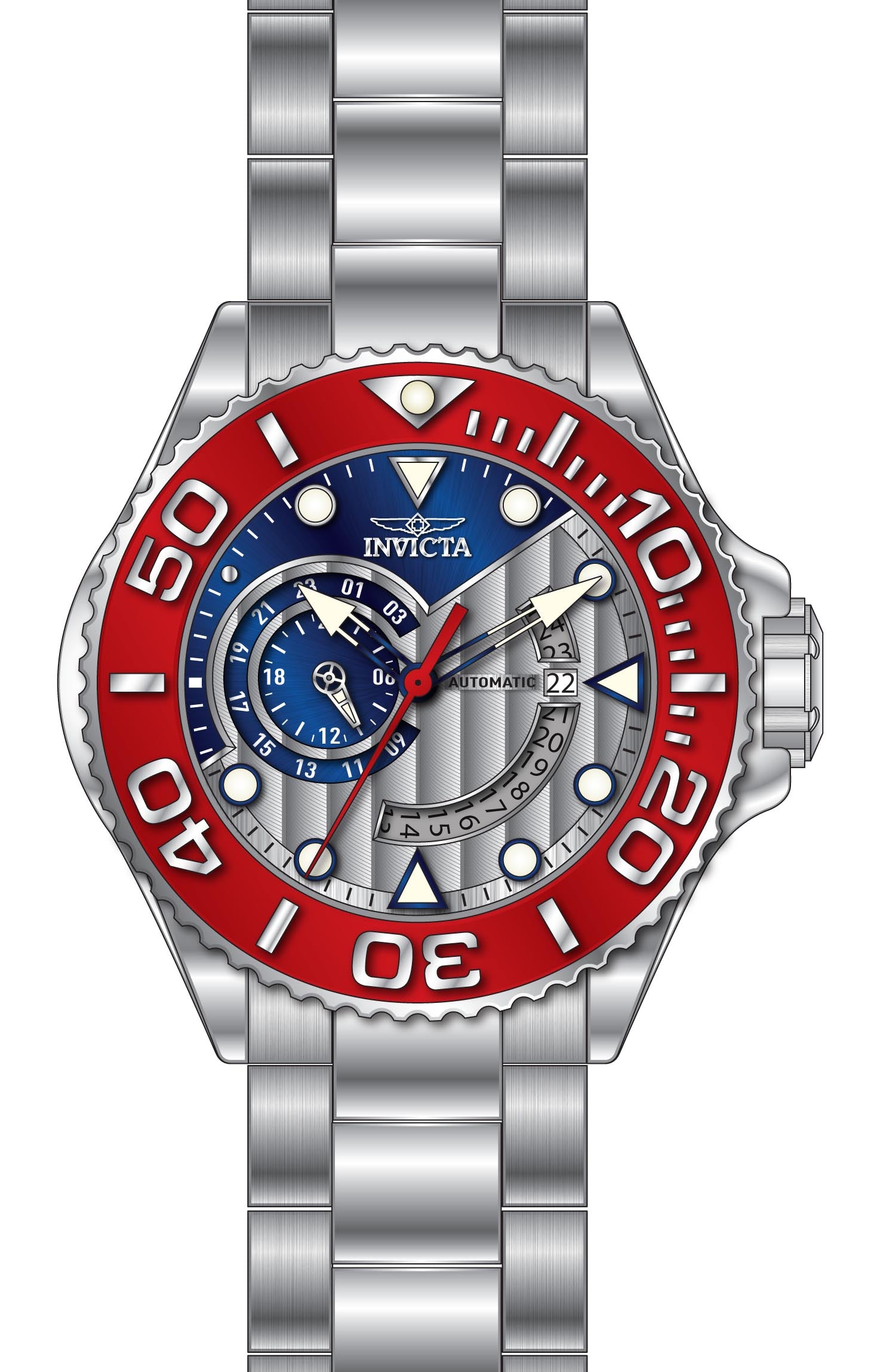 Band For Invicta Grand Diver  Men 47545