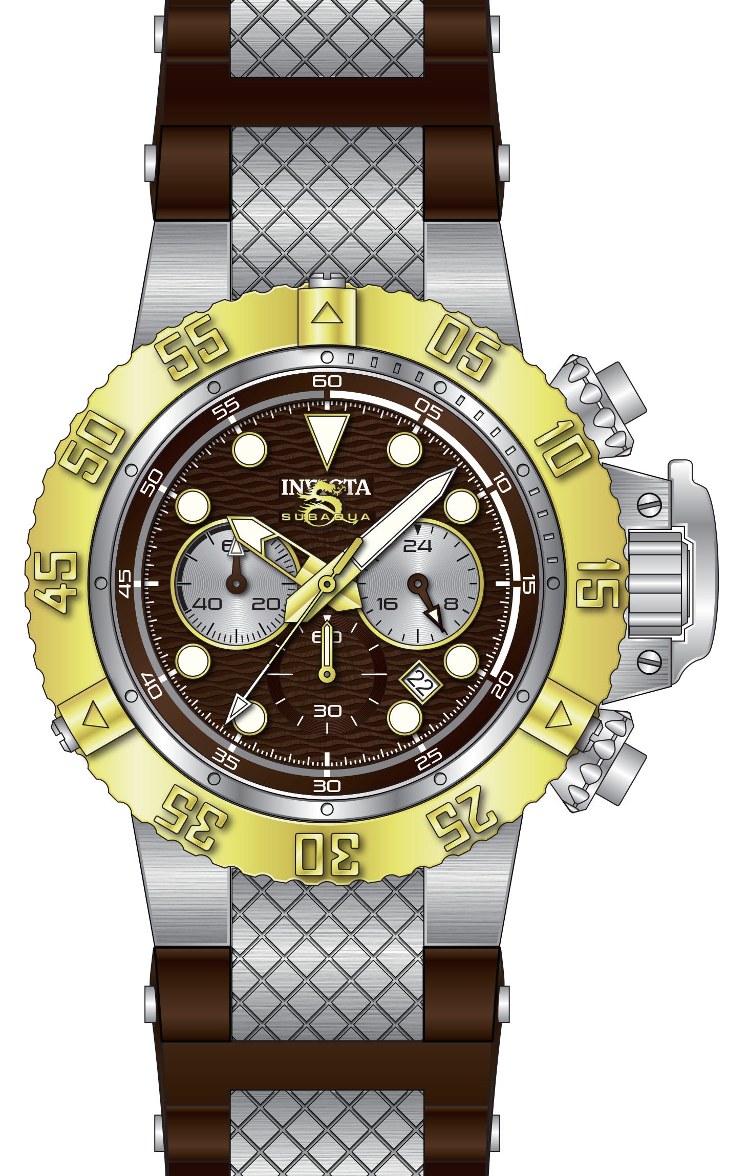 Band For Invicta Subaqua  Men 47918