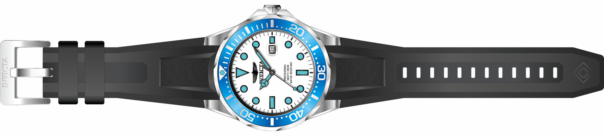 Band For Invicta Pro Diver  Men 48032