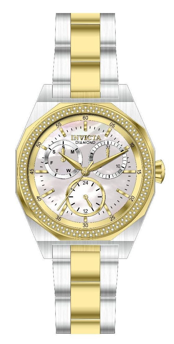 Band For Invicta Elite Diamond  Lady 48785