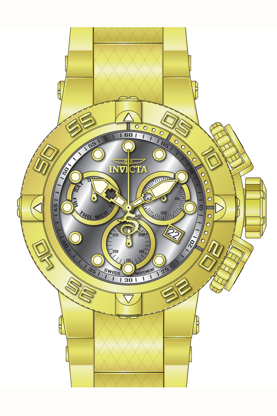 Band for Invicta Subaqua Men 32973