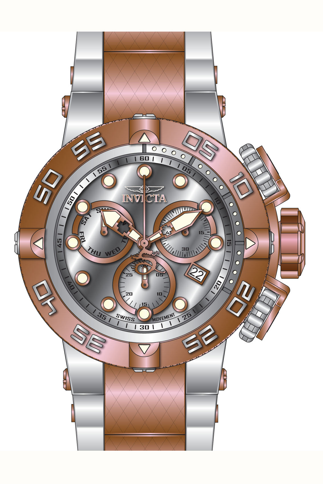 Band for Invicta Subaqua Men 32975