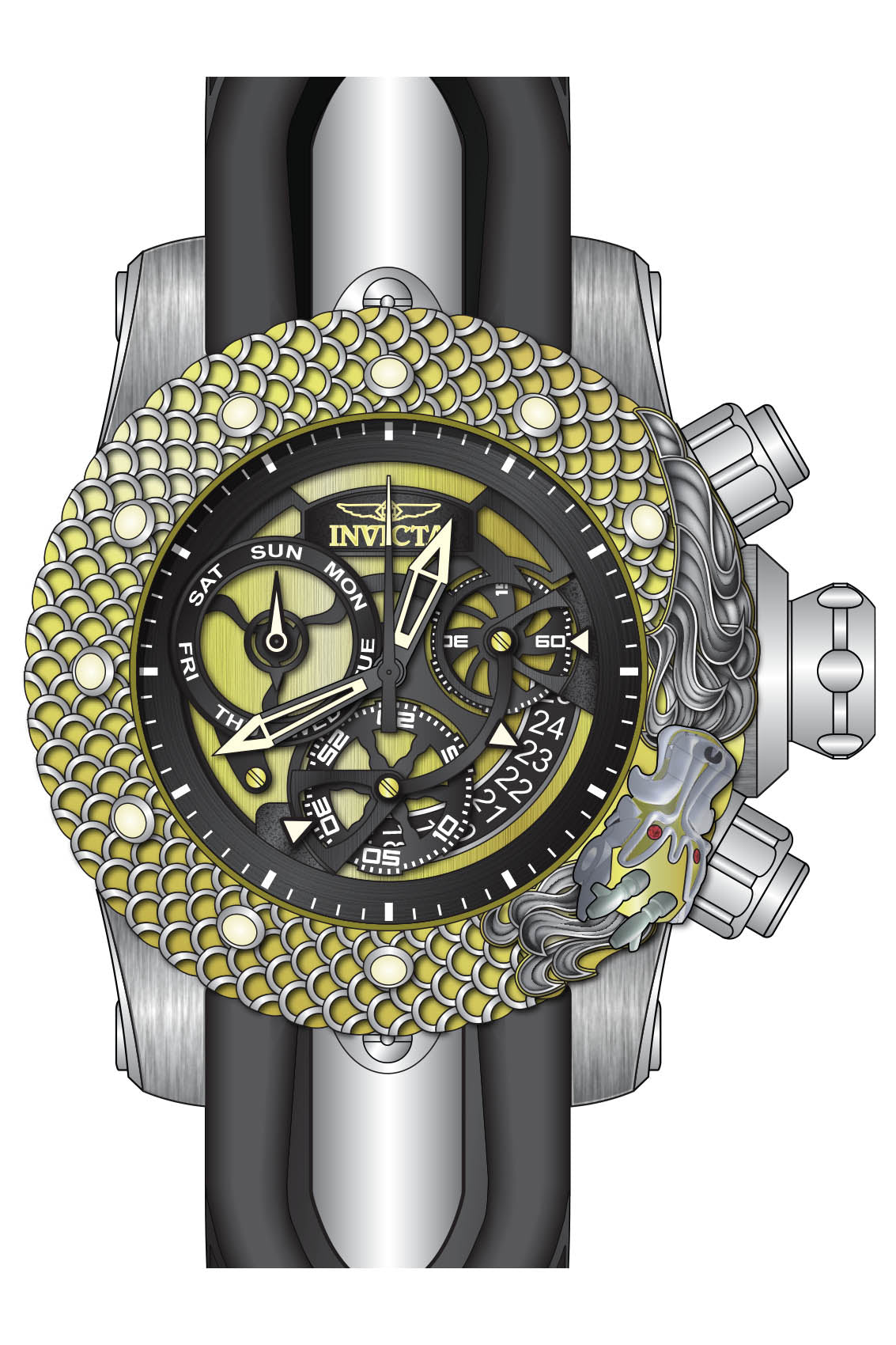 Band for Invicta Venom Men 32781