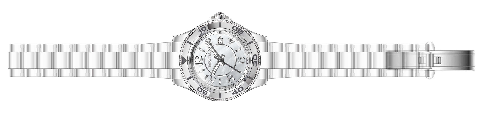 Band for Invicta Anatomic Lady 30355