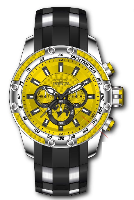 Band for Invicta Speedway SCUBA Men 33858