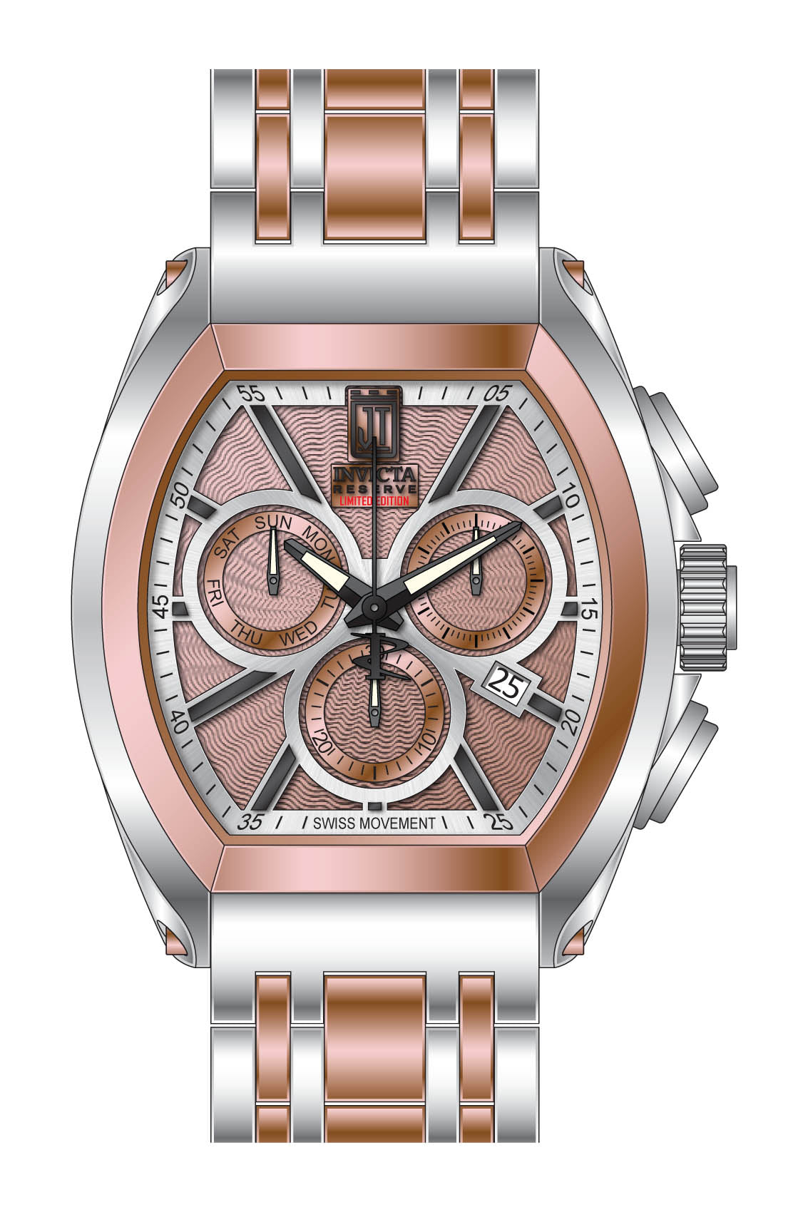 Band for Invicta JT Men 33224