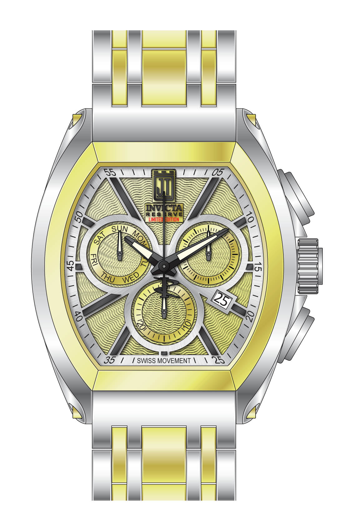 Band for Invicta JT Men 33225