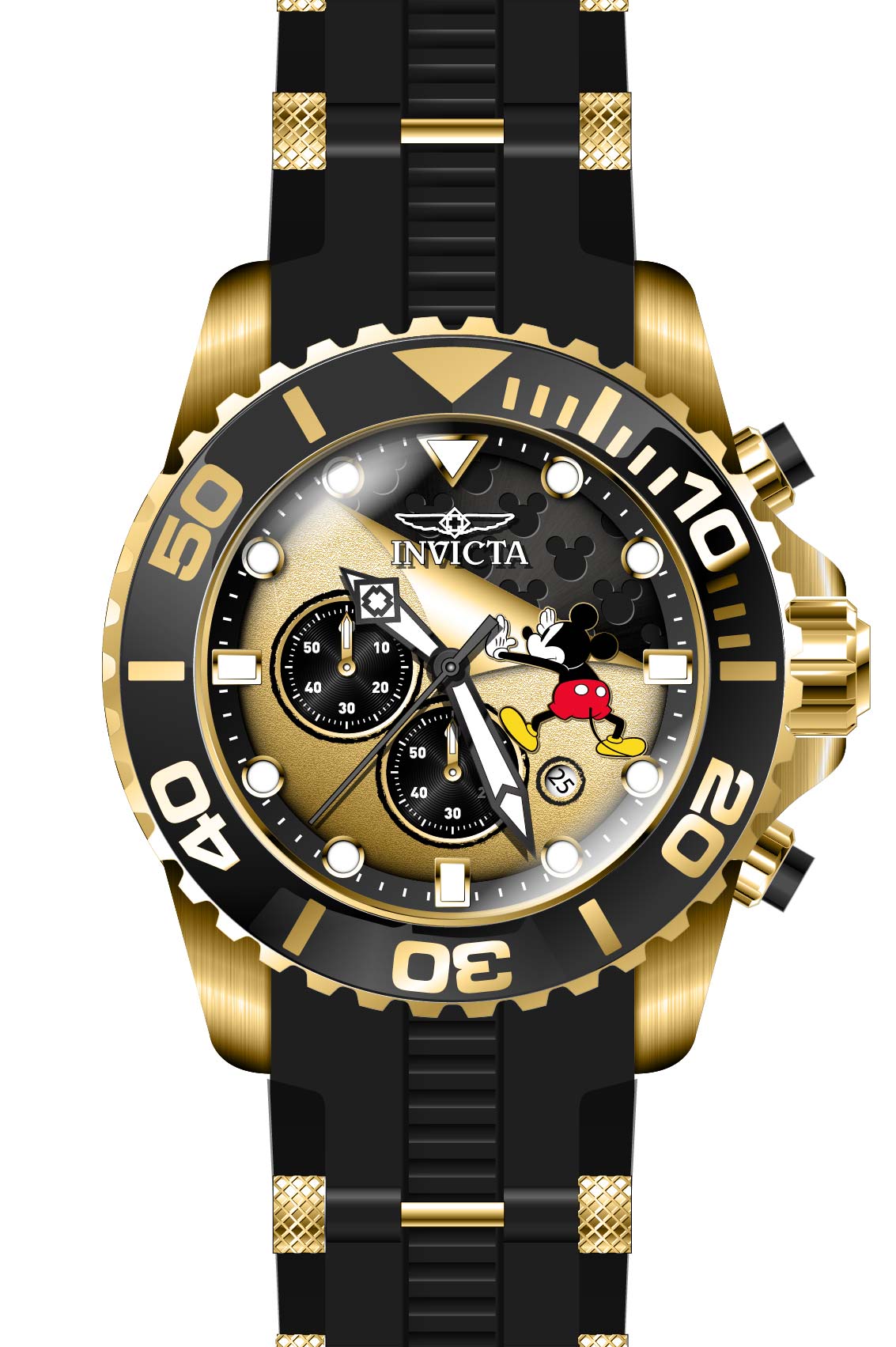 Band for Invicta Disney Limited Edition Mickey Mouse Men 32474