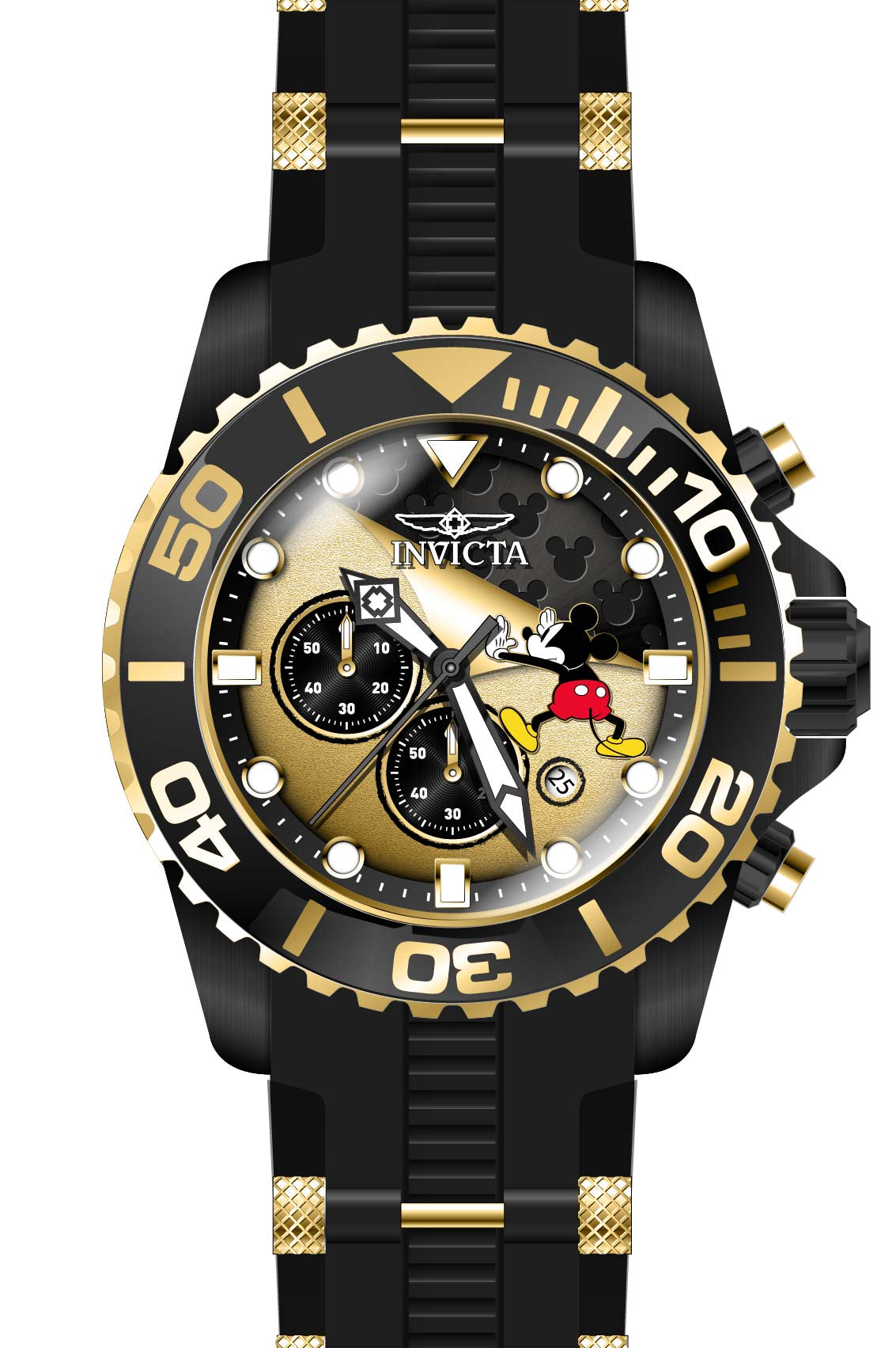 Band for Invicta Disney Limited Edition Mickey Mouse Men 32476