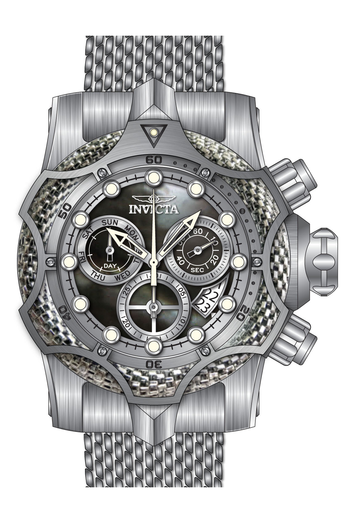 Band for Invicta Venom Men 35047