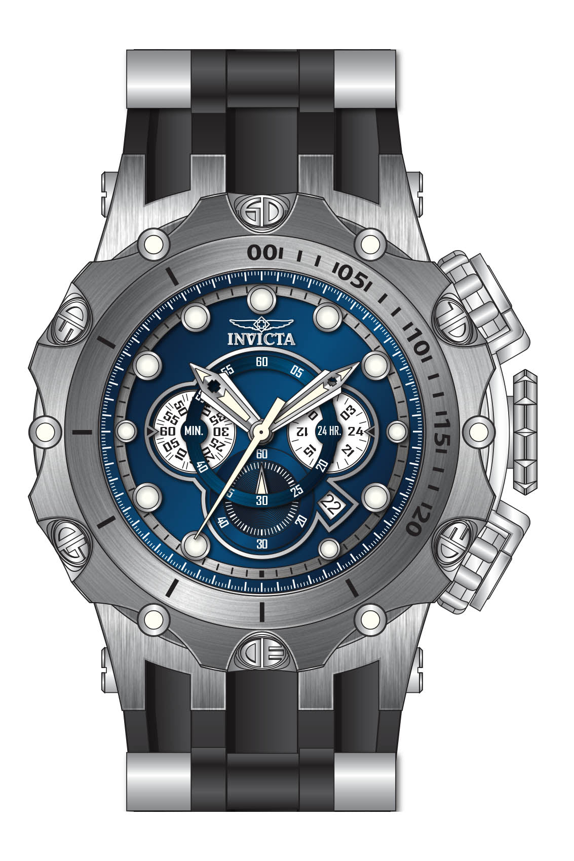 Band for Invicta Venom Men 35105