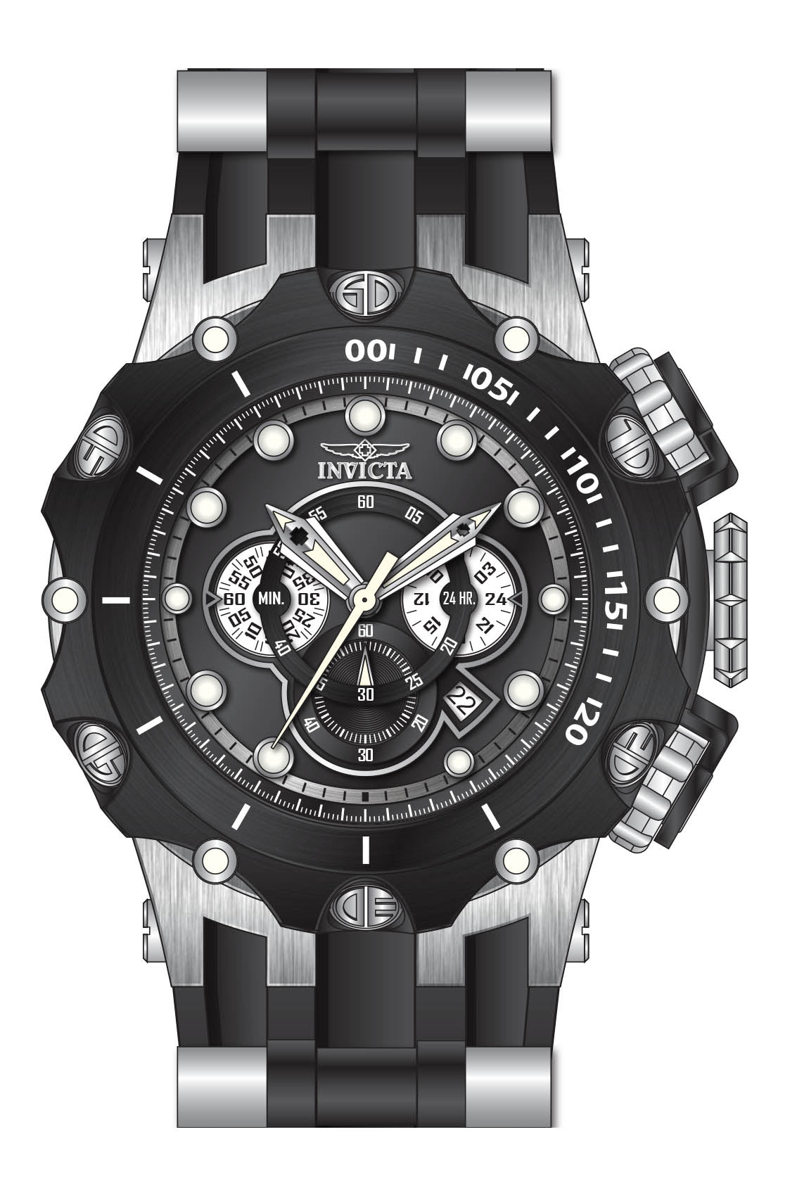 Band for Invicta Venom Men 35108