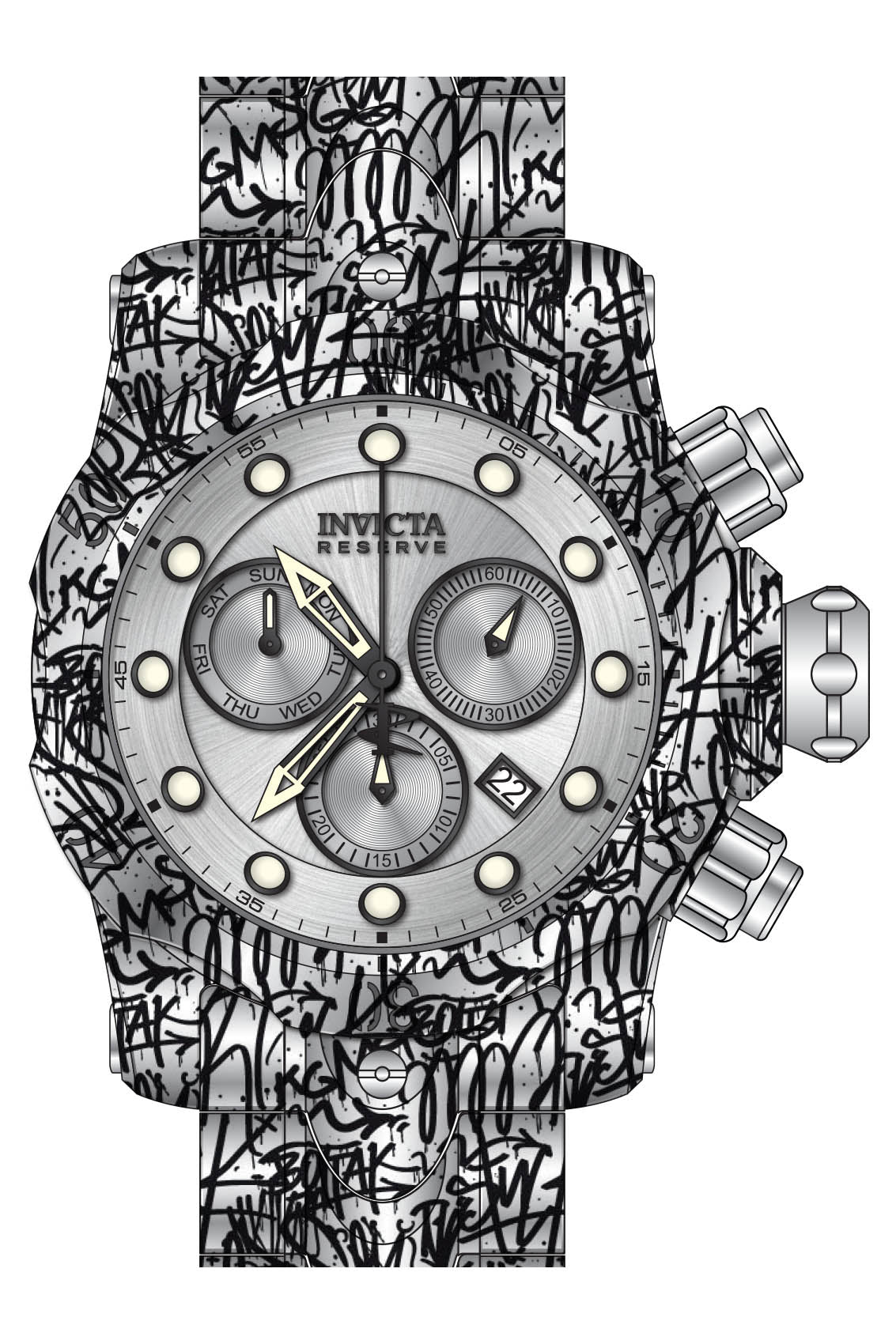 Band for Invicta Venom Men 35387