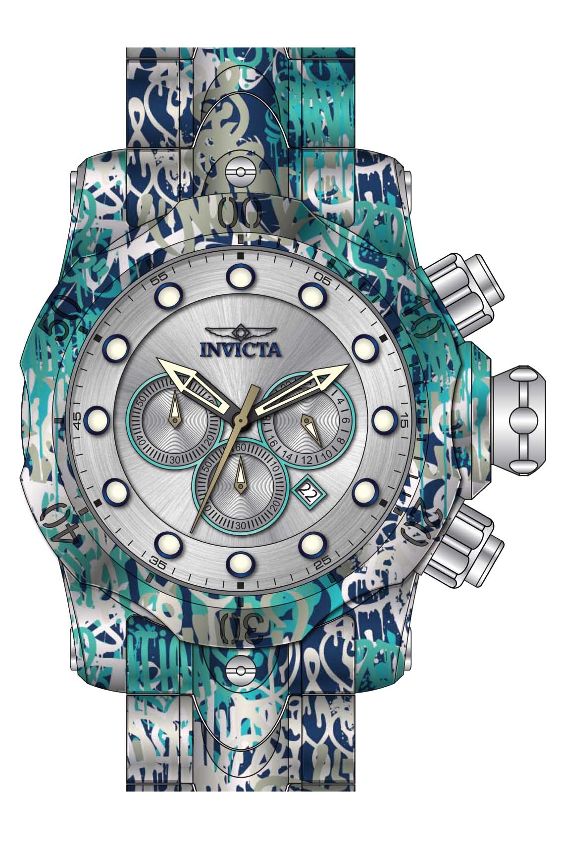 Band for Invicta Venom Men 35436