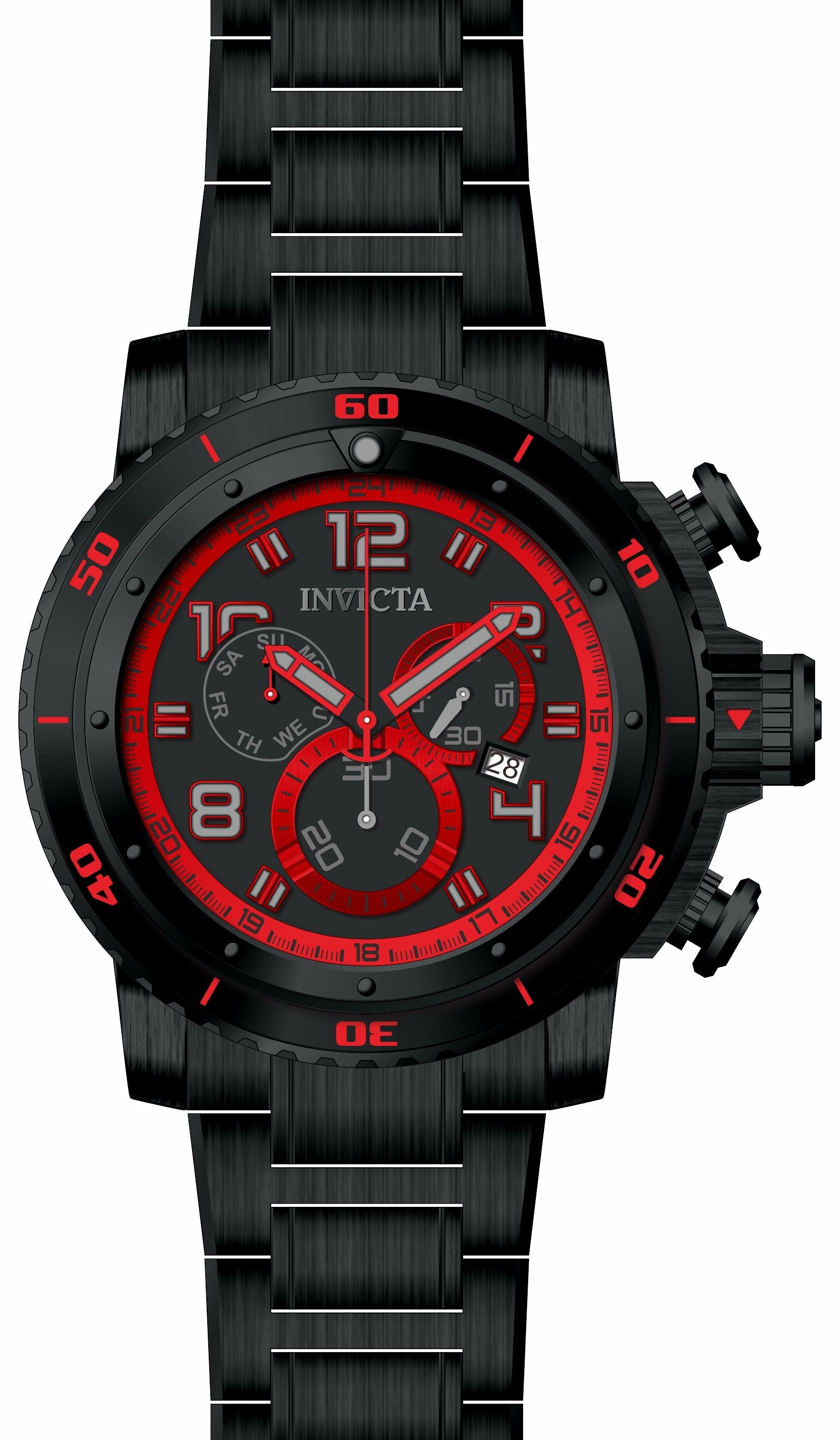 Band for Invicta Sea Hunter Men 35014