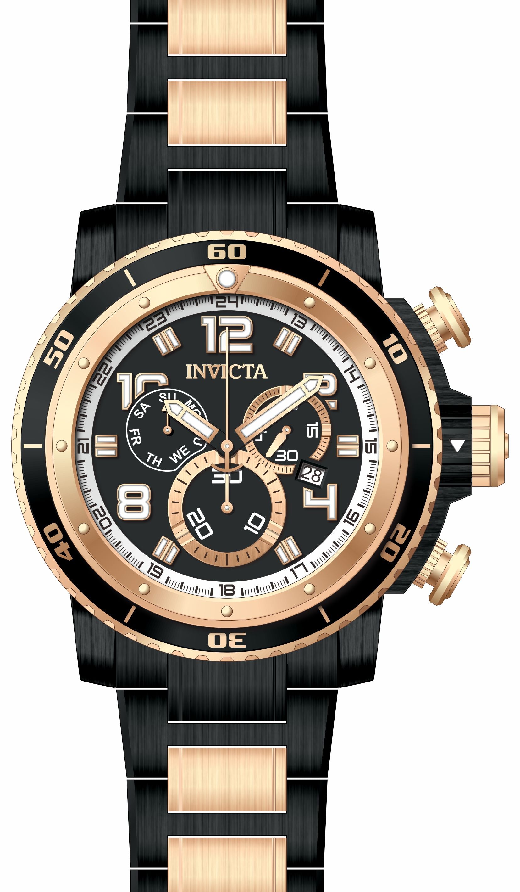 Band for Invicta Sea Hunter Men 35017