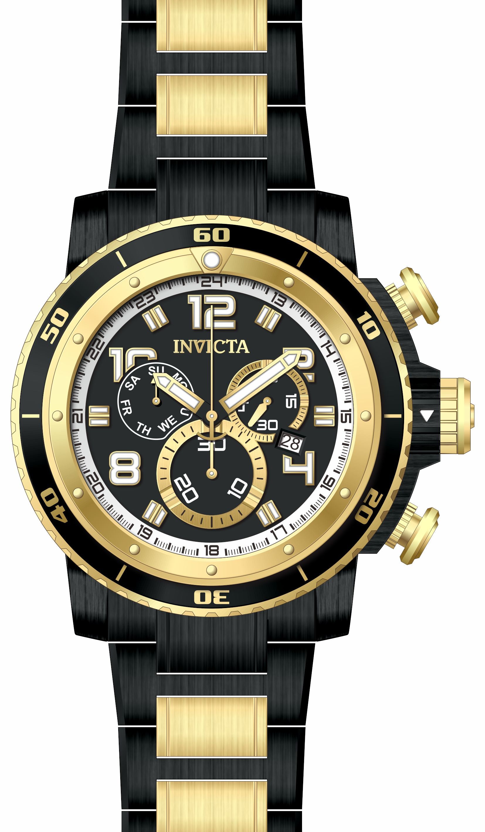 Band for Invicta Sea Hunter Men 35019