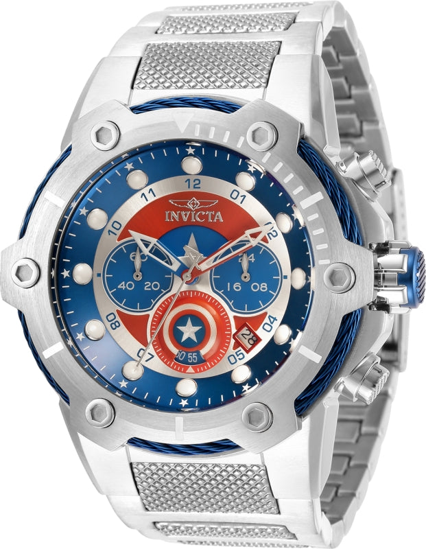 Band for Invicta Marvel 32174 Captain America