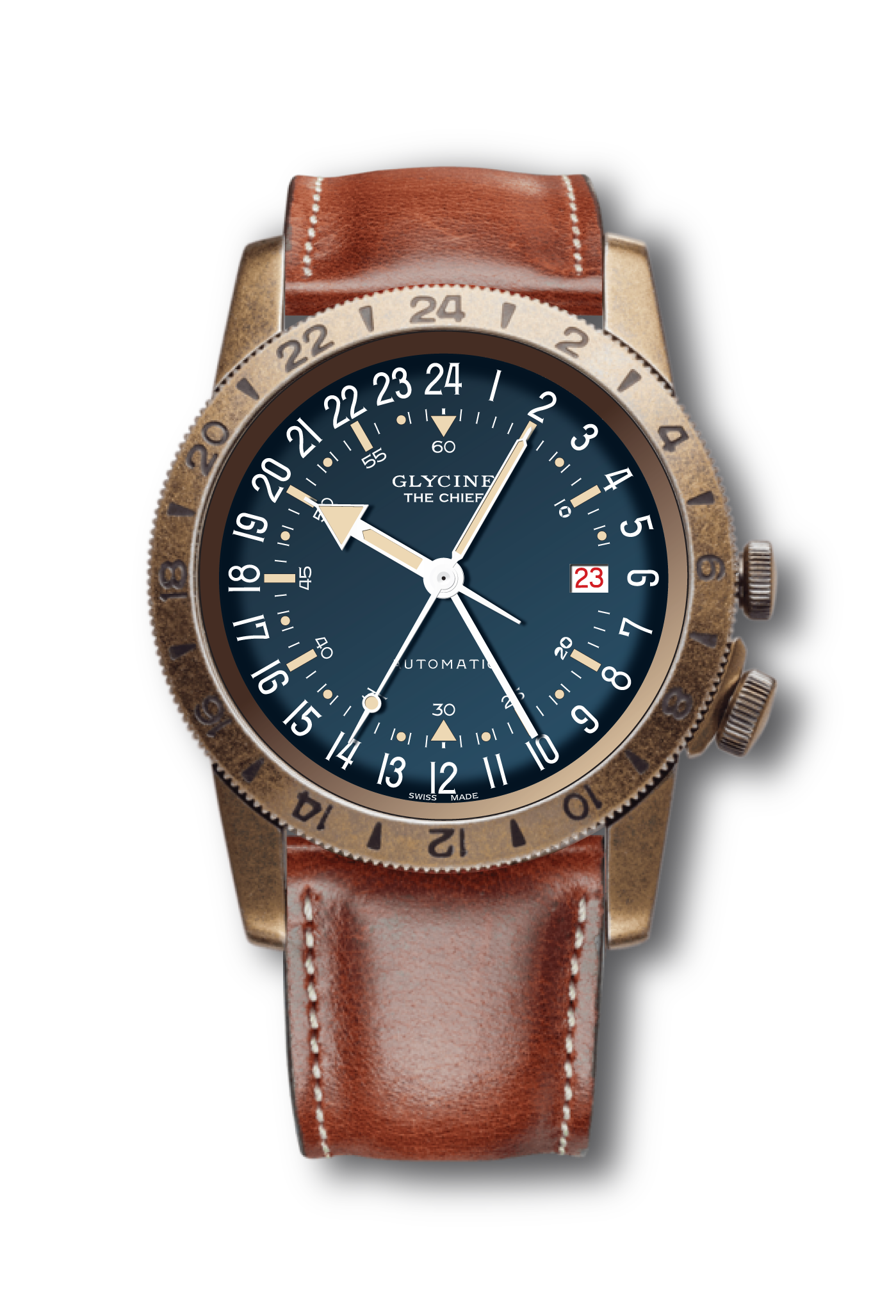 Glycine airman clearance vintage the chief