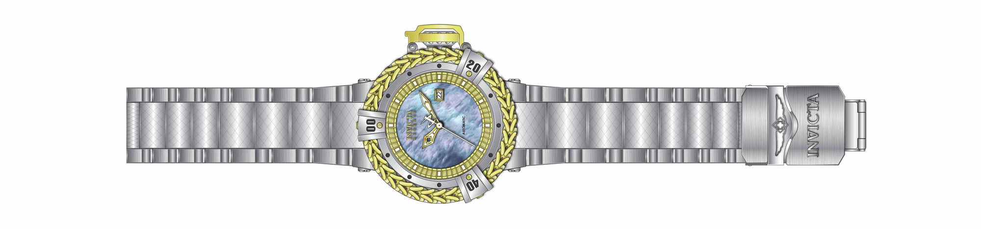 Band for Invicta Reserve Herc Men 36312