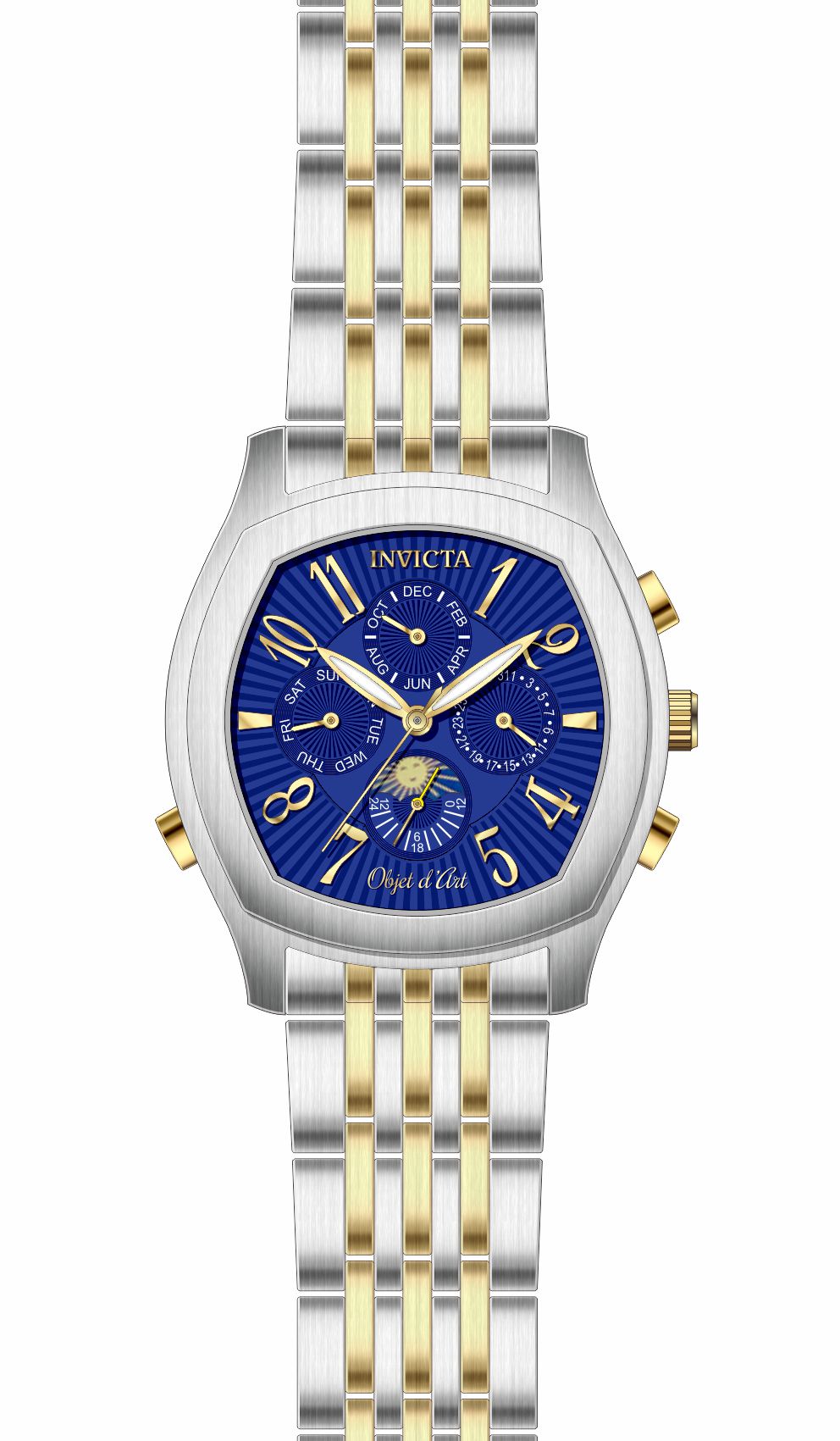 Band for Invicta Objet D Art Men 37657