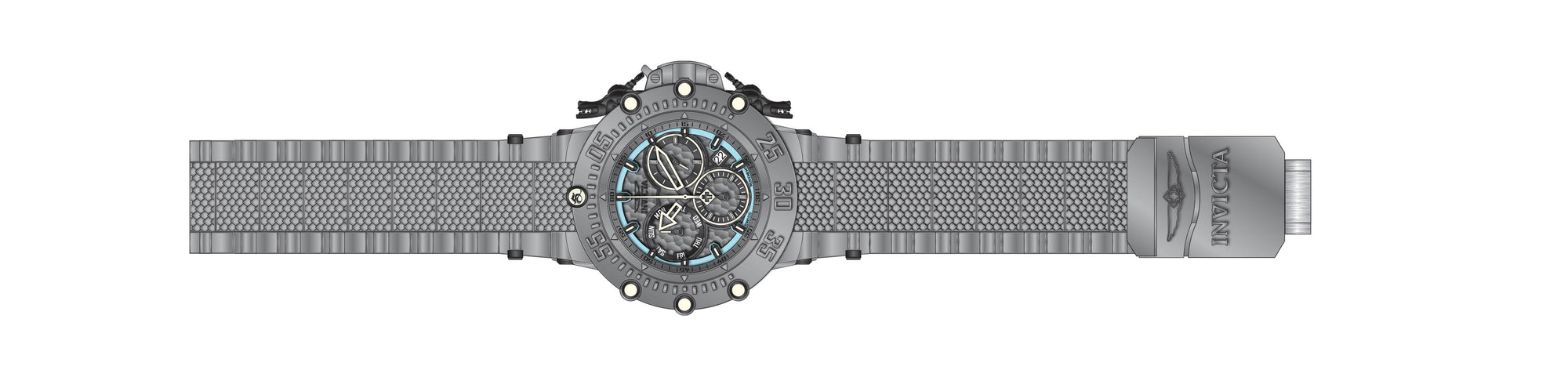 Band for Invicta Subaqua Men 37257