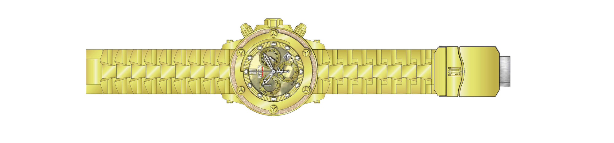 Band for Invicta JT Men 37448