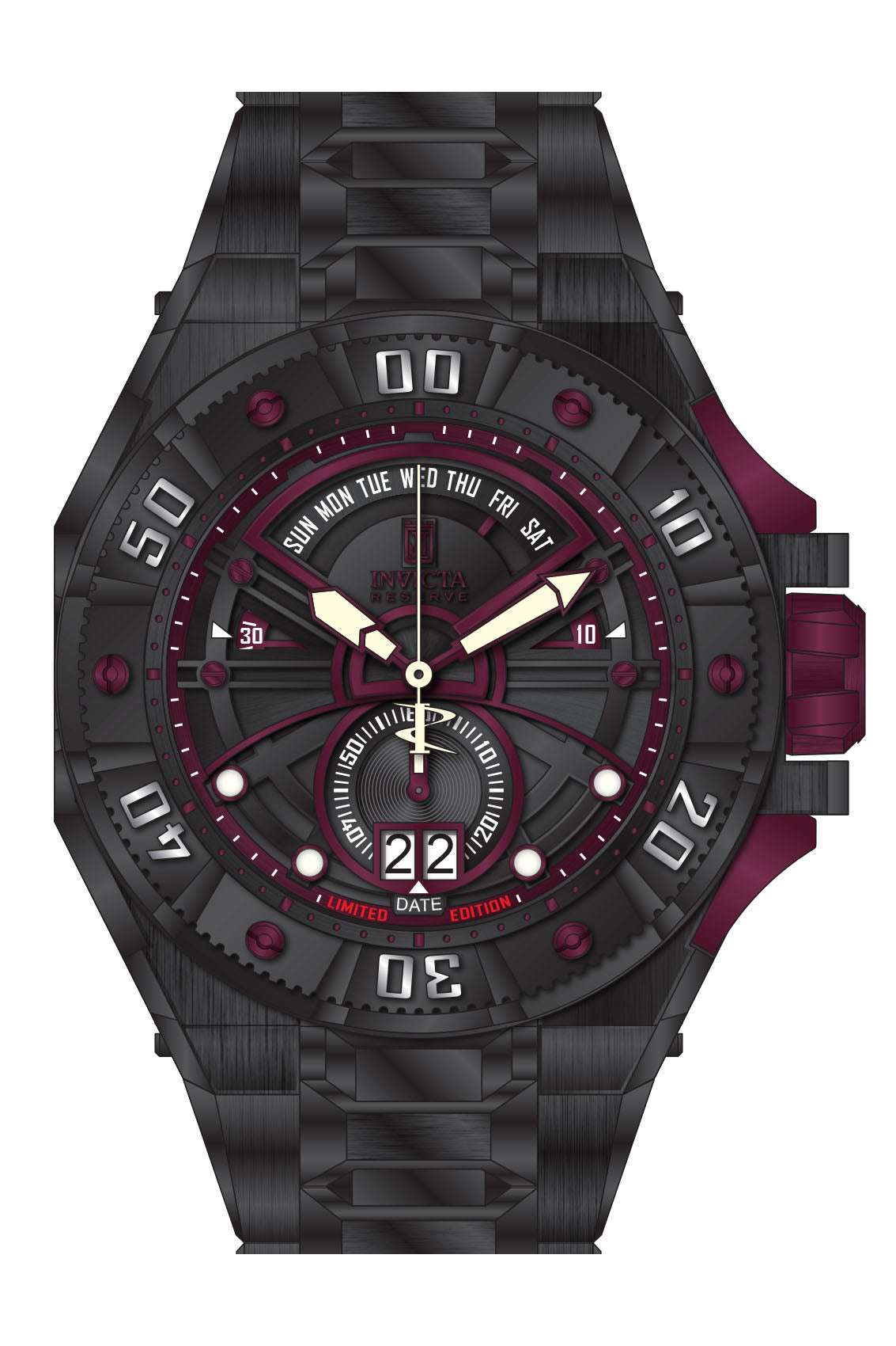 Band for Invicta JT Men 38067