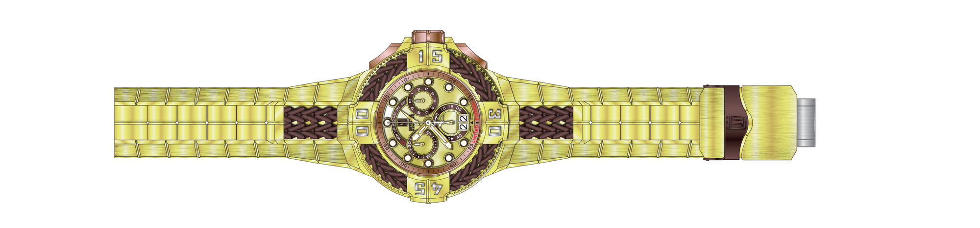 Band for Invicta JT Men 38075