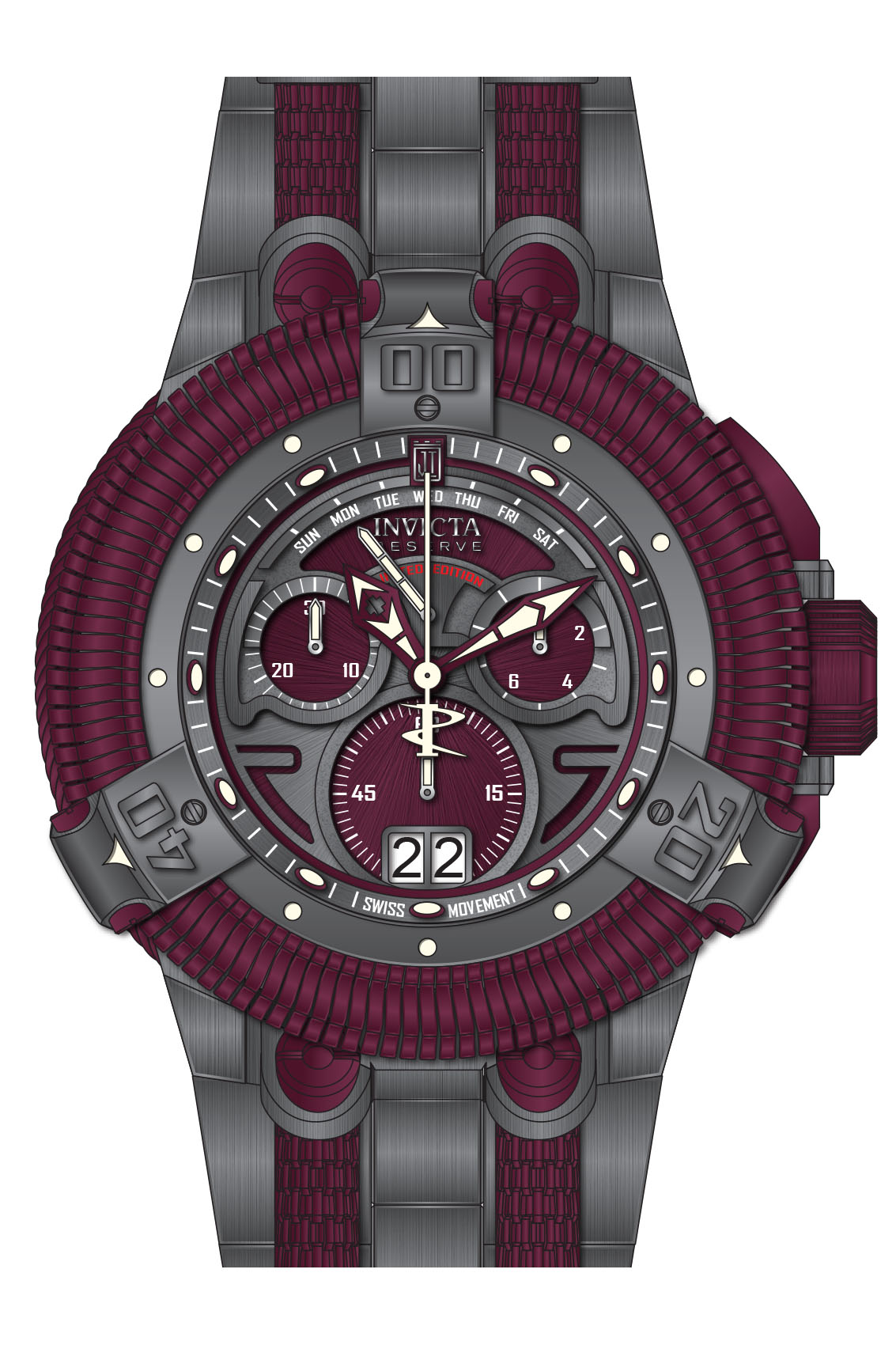 Band for Invicta JT Men 38066