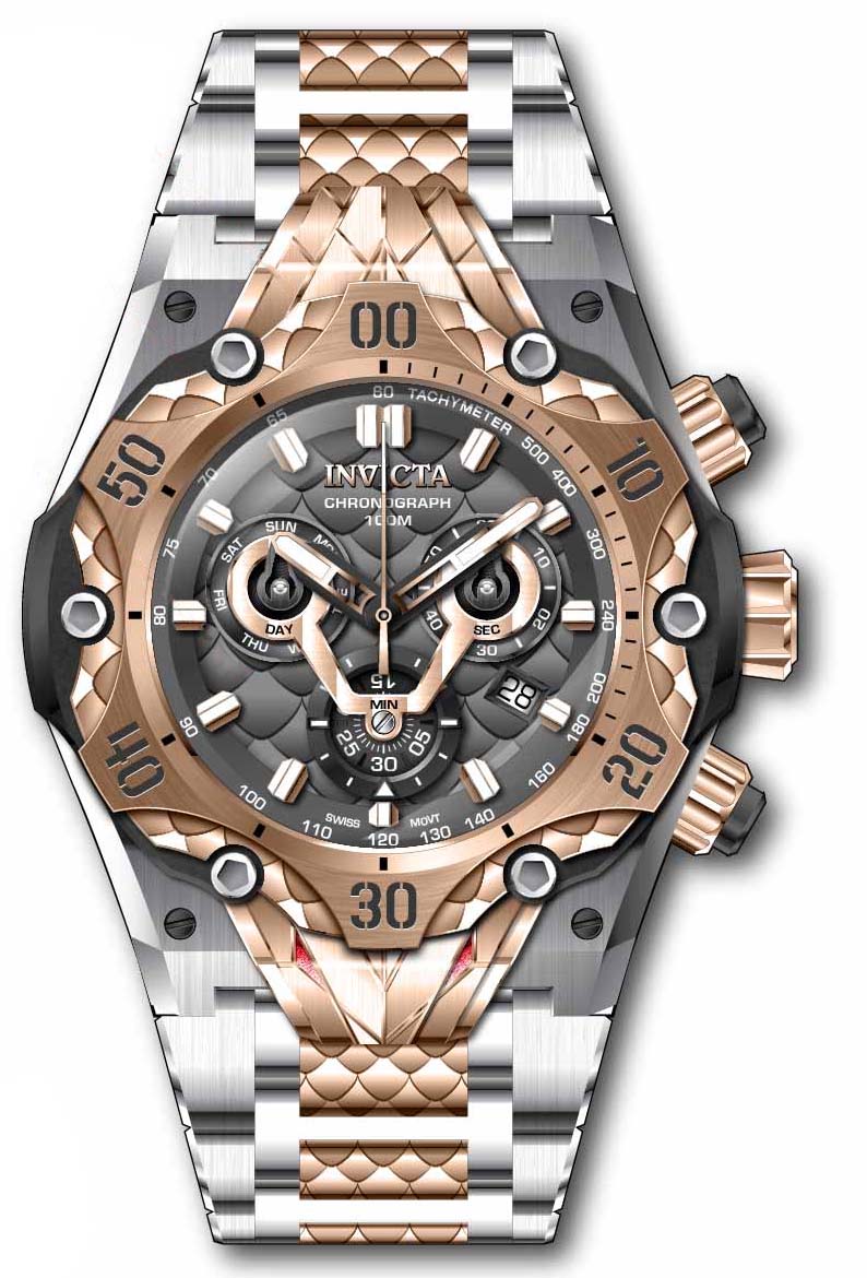 Invicta venom best sale rose gold