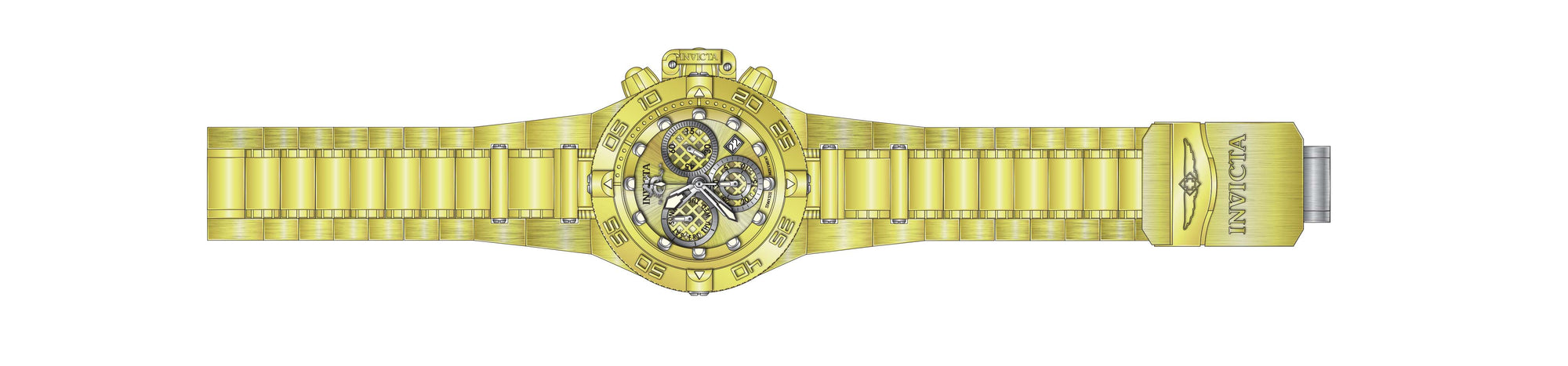 Band for Invicta Subaqua Noma IV Men None 37589