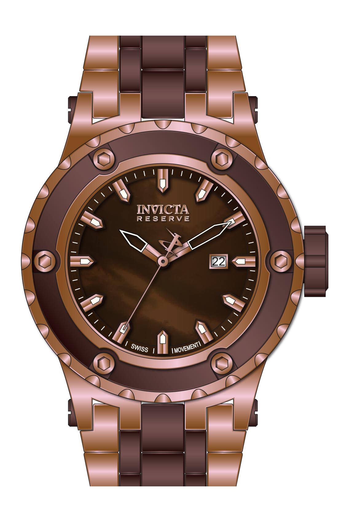 Band for Invicta Reserve Specialty Subaqua Men 37842