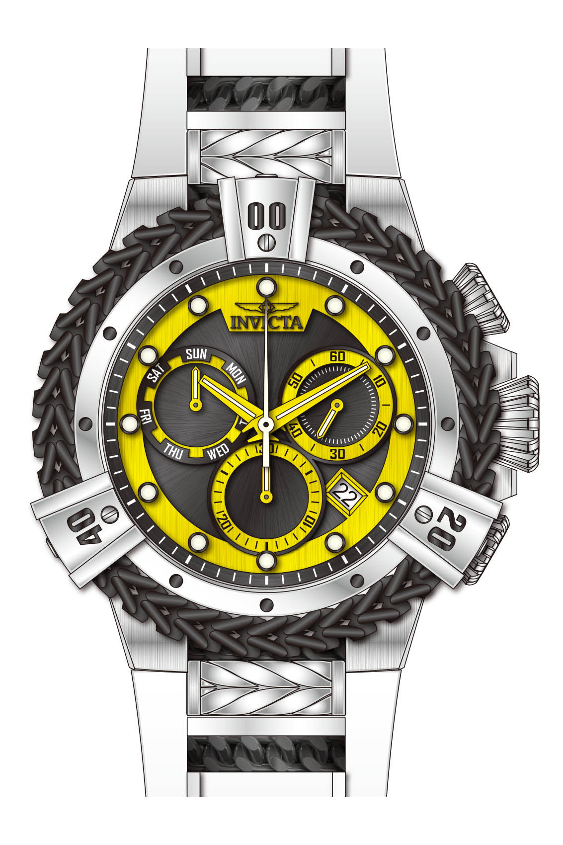 Band for Invicta Bolt Herc Men 39322