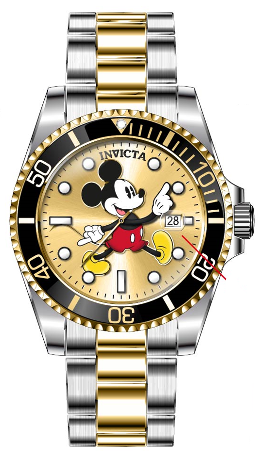 Parts for Invicta Disney Limited Edition Mickey Mouse Men 41195
