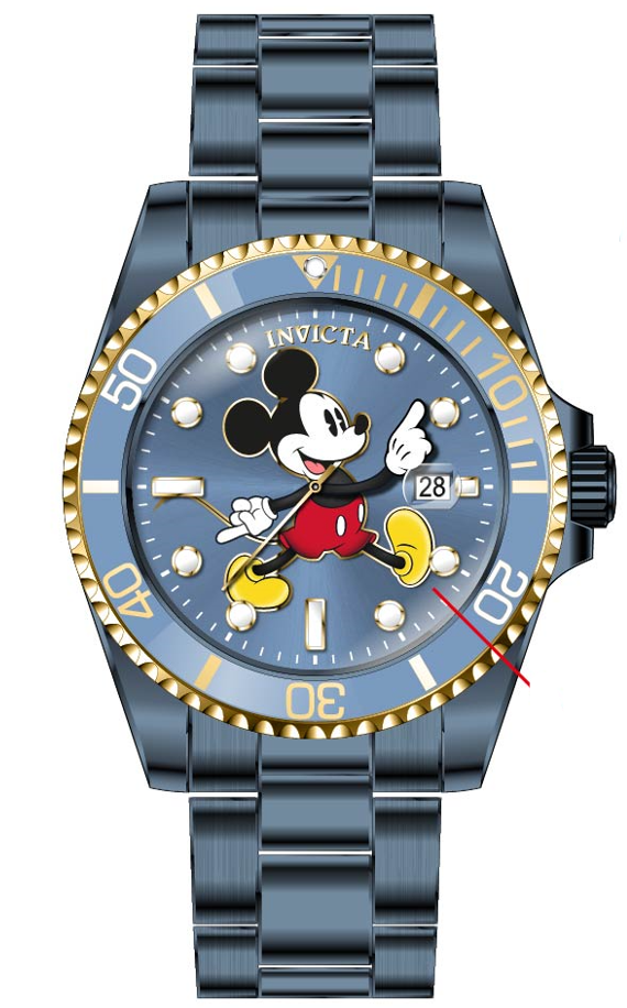 Parts for Invicta Disney Limited Edition Mickey Mouse Men 41198 