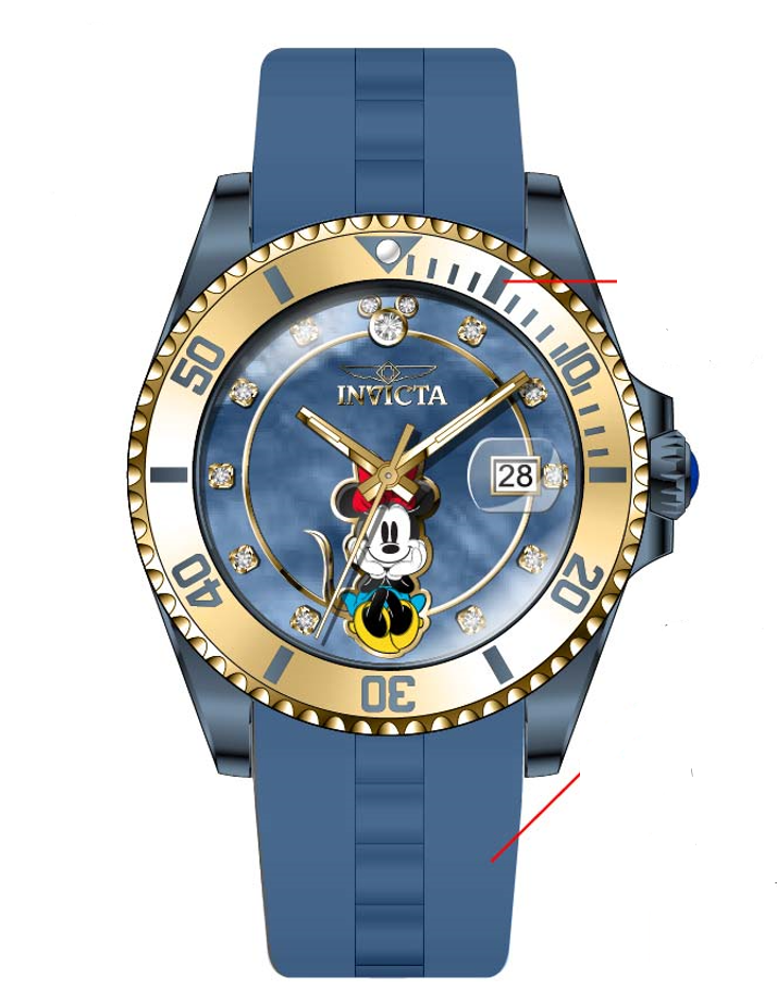 Parts for Invicta Disney Limited Edition Minnie Mouse Lady 41296