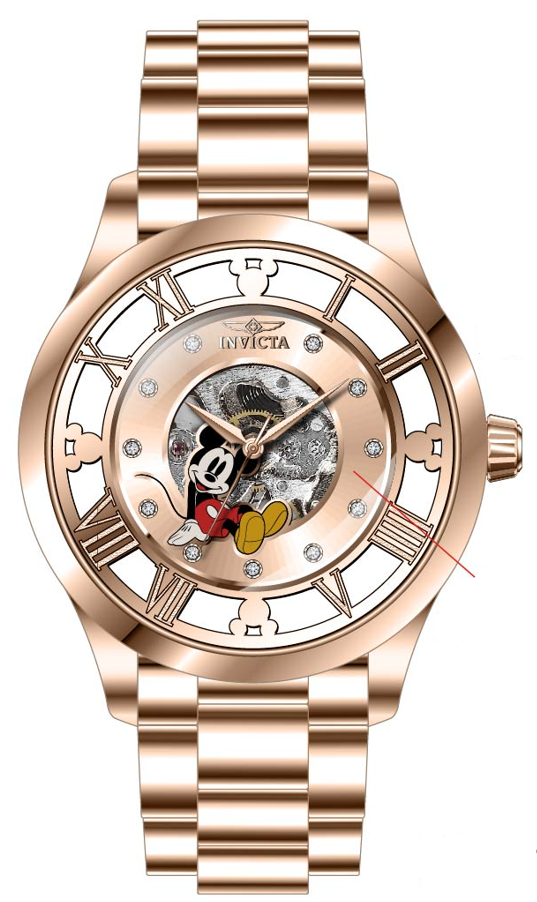 Band for Invicta Disney Limited Edition Mickey Mouse Men 41363