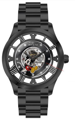 Invicta mickey discount mouse watch black