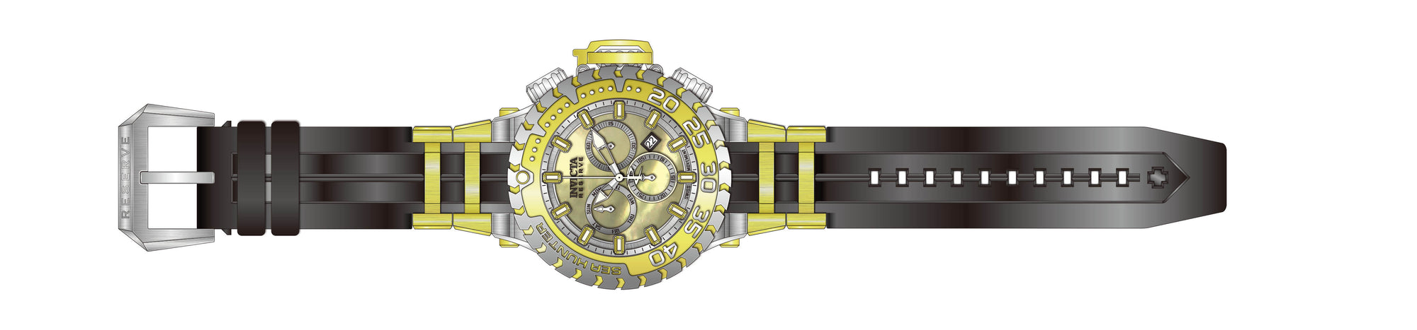 Band for Invicta Sea Hunter Men 41013