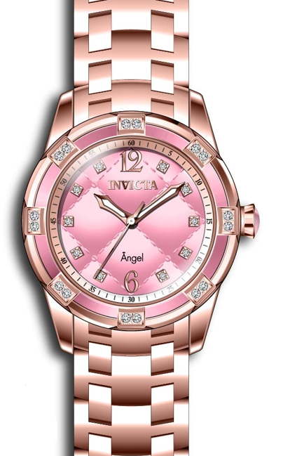 Invicta angel watch pink new arrivals