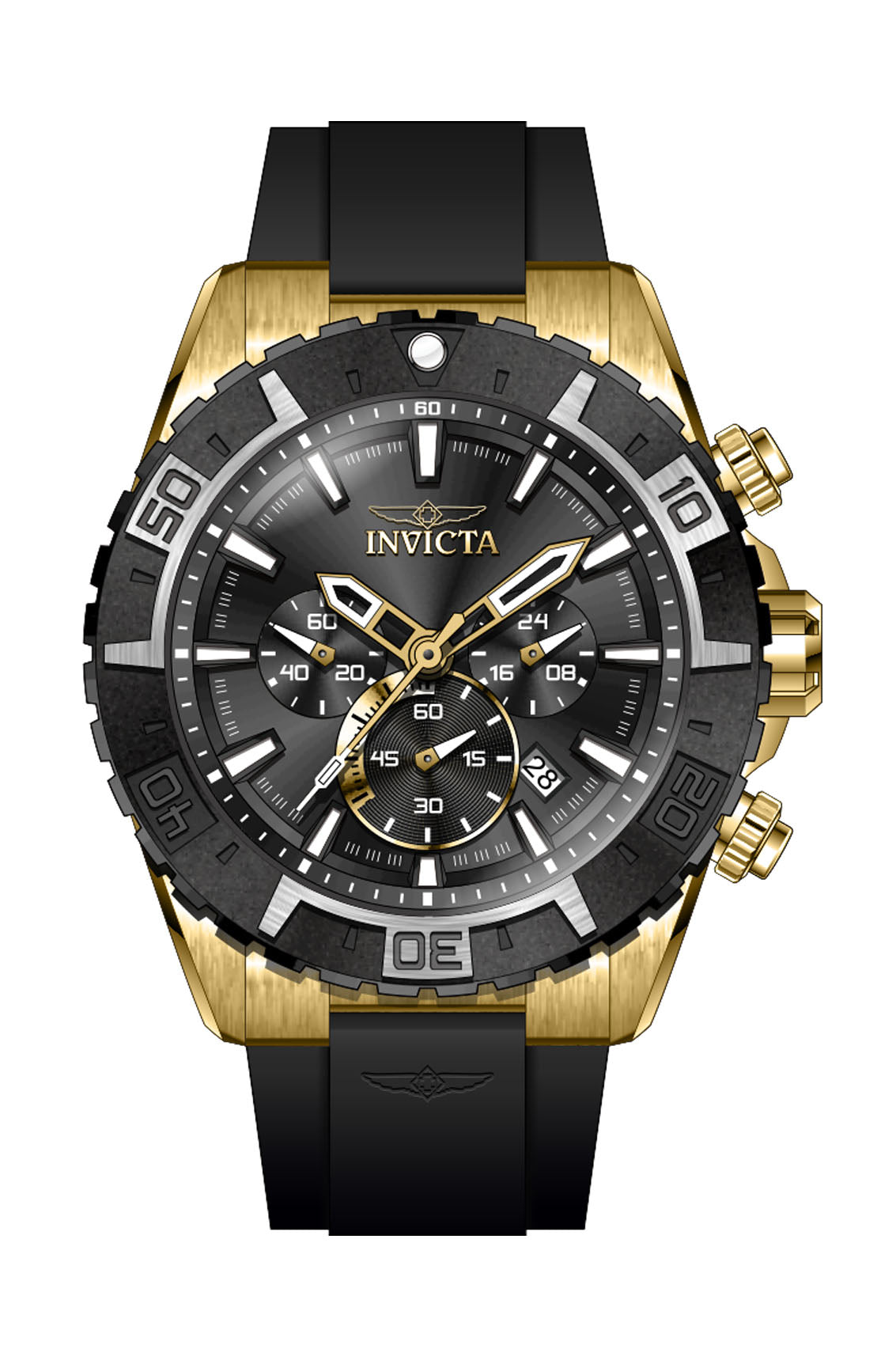 Band for Invicta Aviator Men 37627