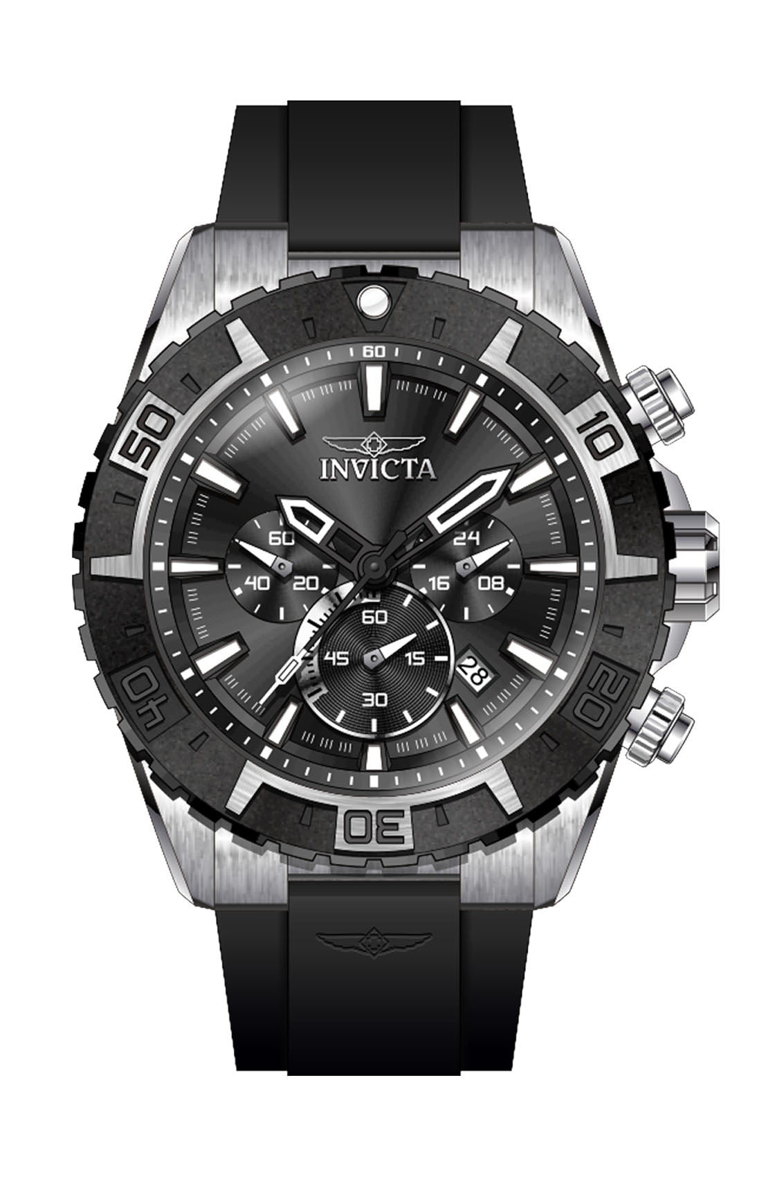 Band for Invicta Aviator Men 37630