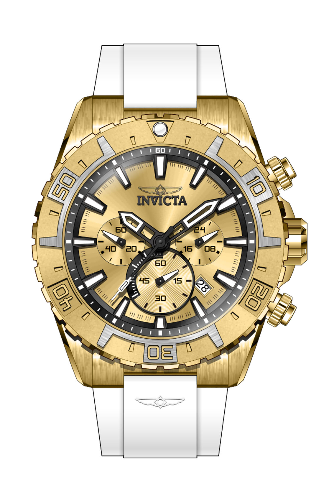 Band for Invicta Aviator Men 37636