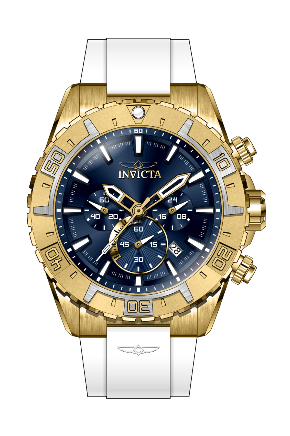 Band for Invicta Aviator Men 37800