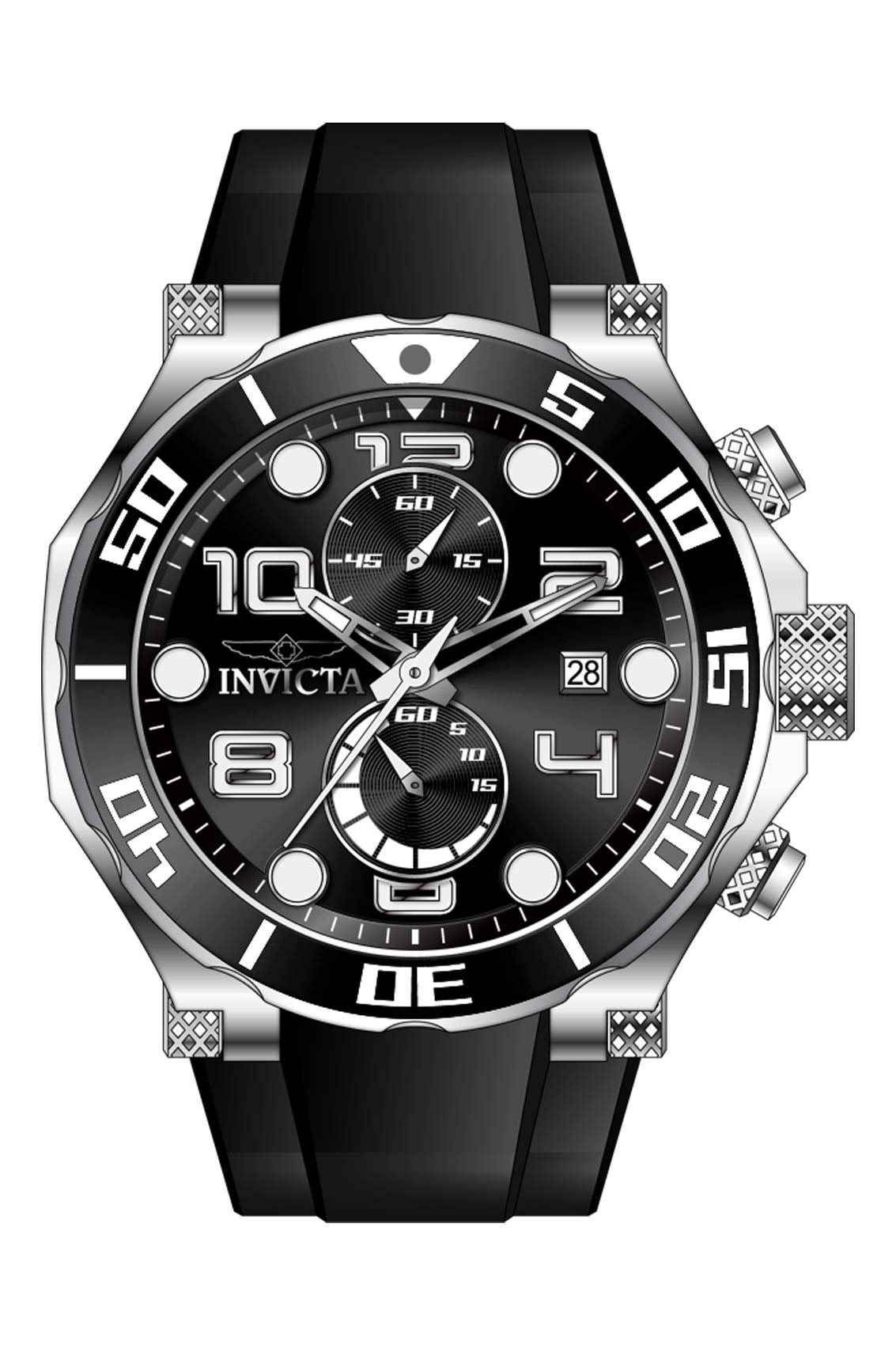 Band for Invicta Pro Diver LATAM Exclusive Men 40022 Invicta